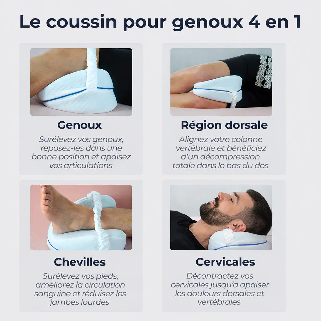 Coussin Orthopédique Genoux - Zentori