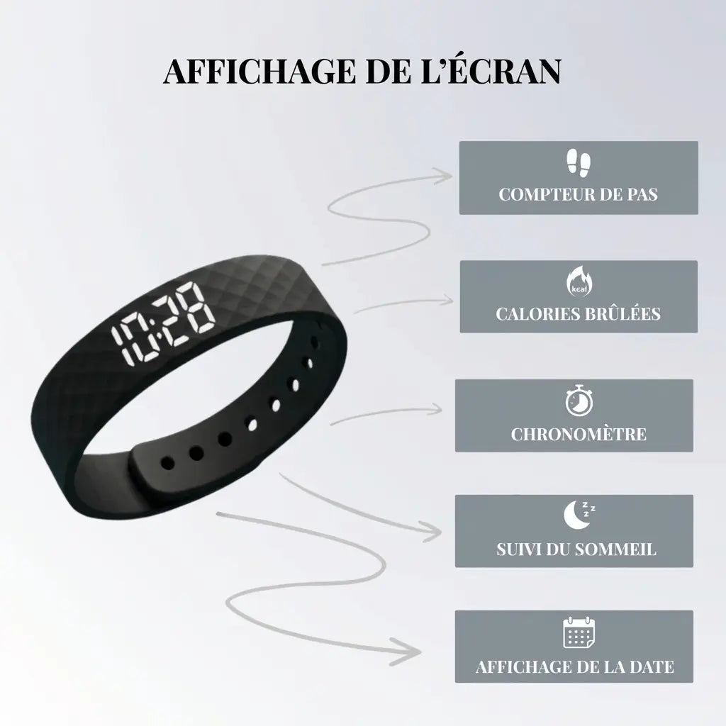 Réveil vibrant FITSLEEP PRO - Zentori