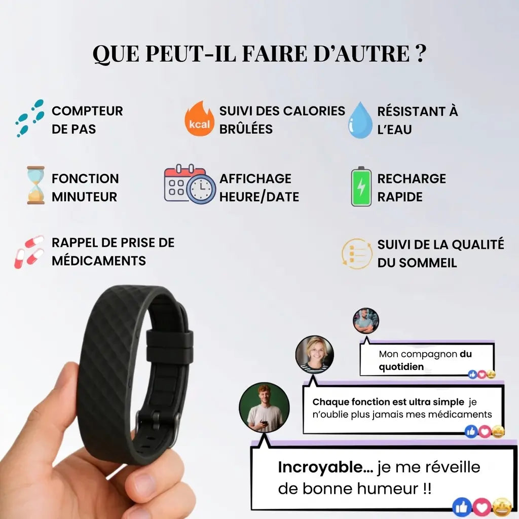 Réveil vibrant FITSLEEP PRO - Zentori